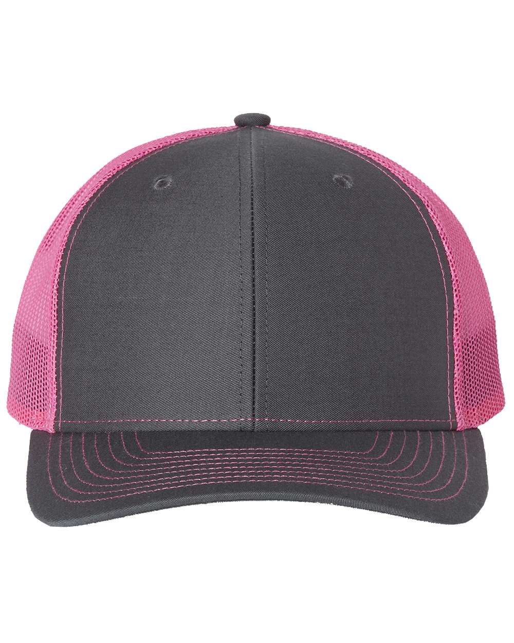 Richardson 112 - Charcoal/Neon Pink