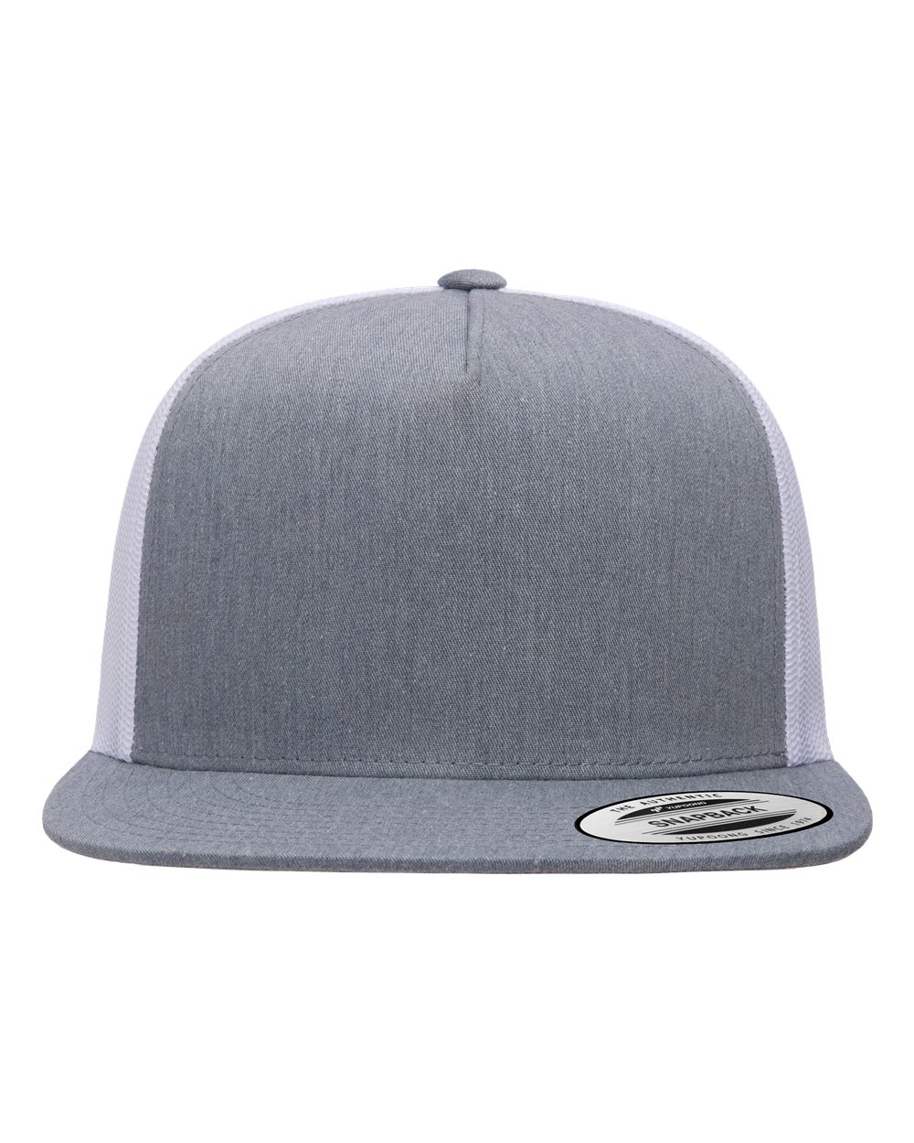 Yupoong 6006 - Heather/White