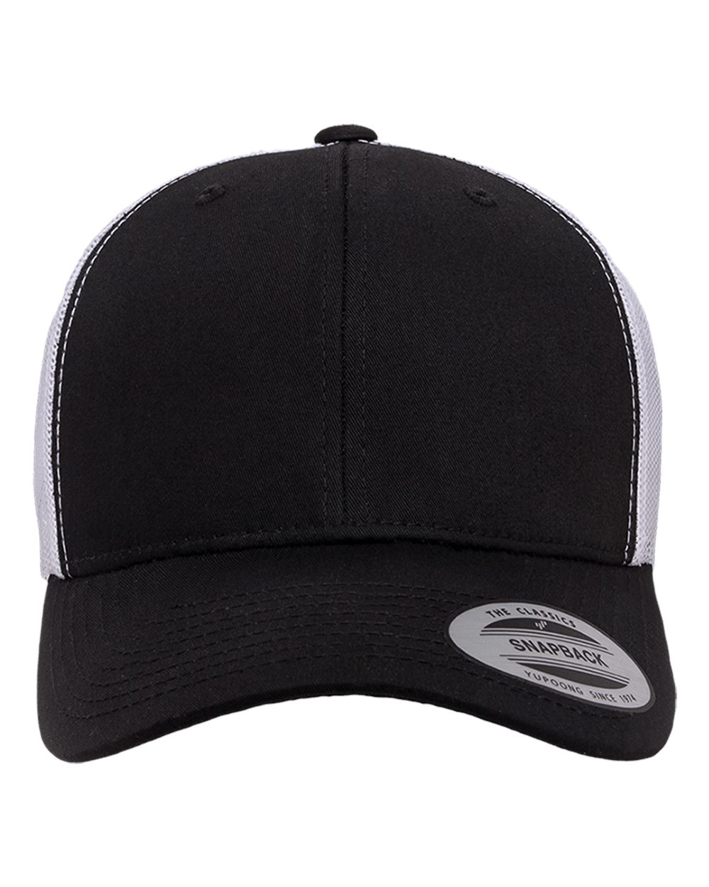 Yupoong 6606 - Black/White
